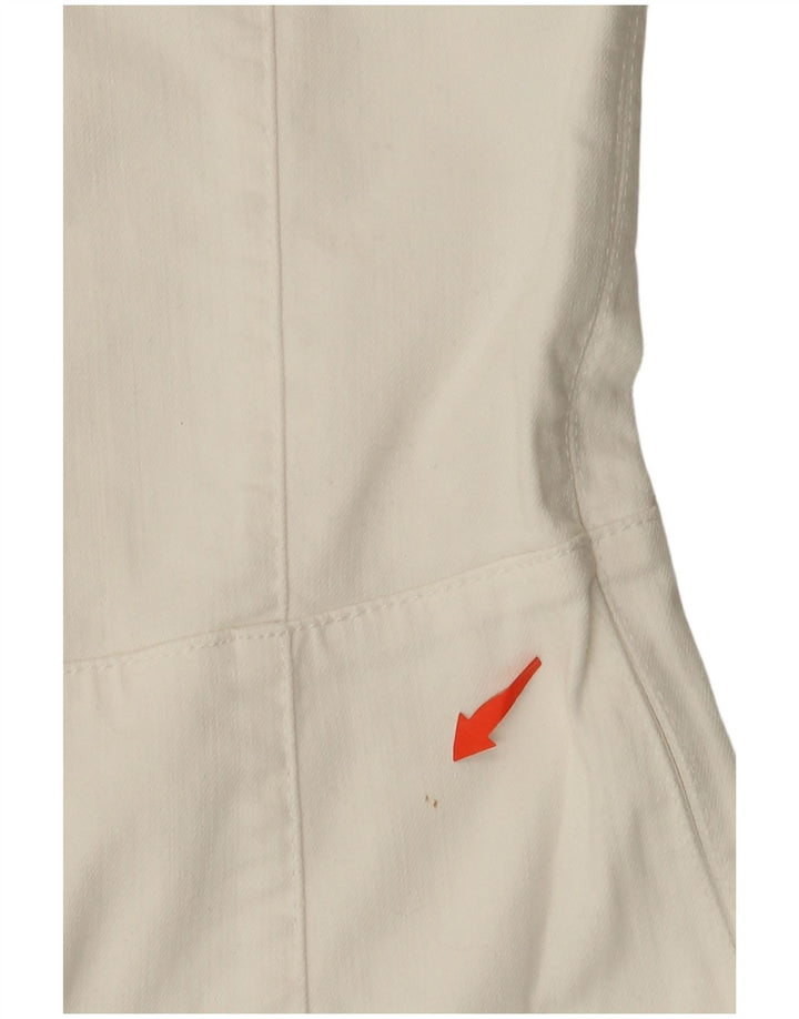 GUESS Γυναικεία τζιν στράπλες φόρμα UK 6 XS Λευκή