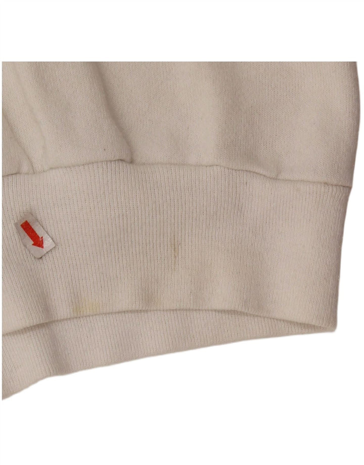 TULTEX Γυναικείο Φούτερ γραφικό Jumper UK 16 μεγάλο λευκό βαμβακερό