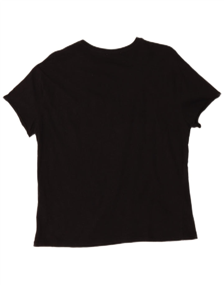 Γυναικείο T-Shirt Zara Graphic Trafaluc Top Μεσαίο Μαύρο