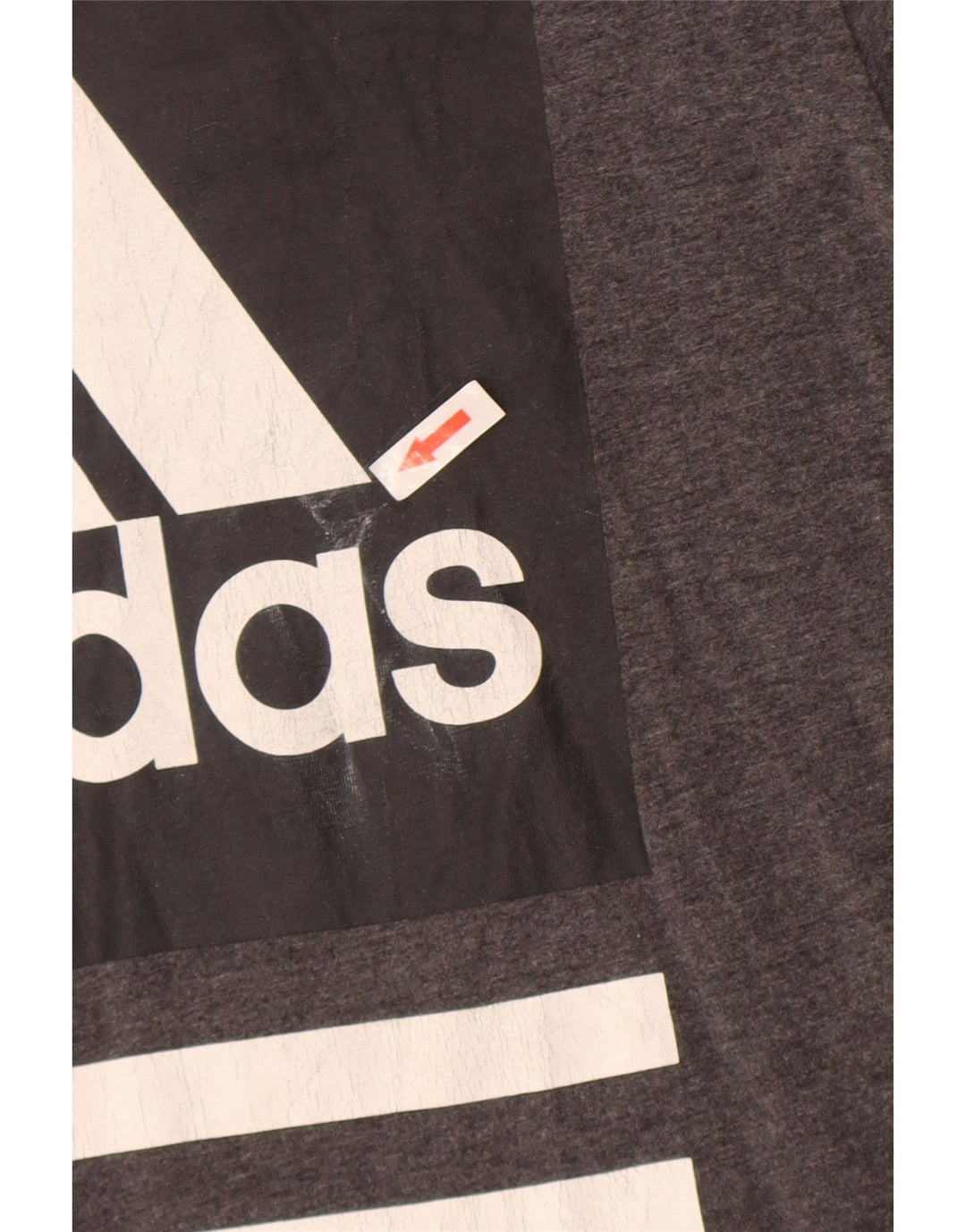 Ανδρικό γραφικό T-Shirt Adidas Τοπ μεσαίου γκρι βαμβακερό