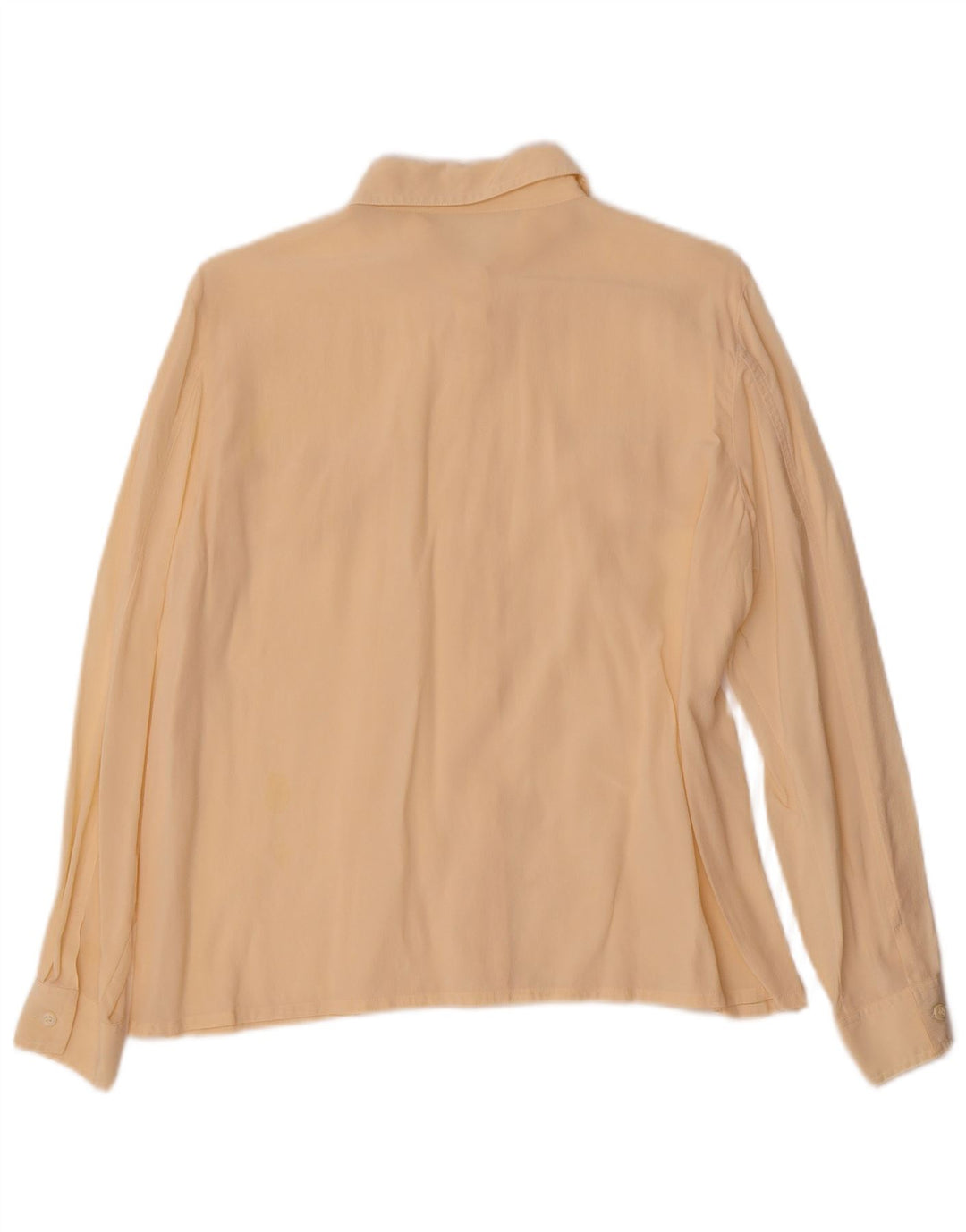 Vintage γυναικείο πουκάμισο μπλούζα UK 16 Large Beige