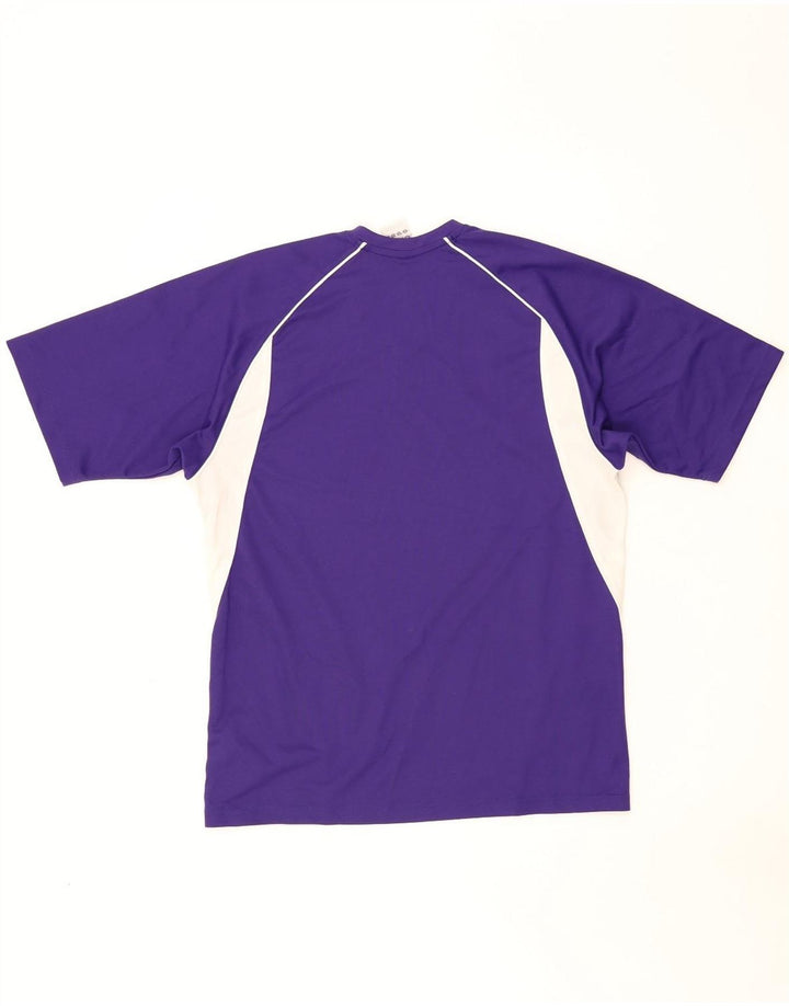 Ανδρικό T-Shirt Adidas Top Small Purple Colourblock Polyester