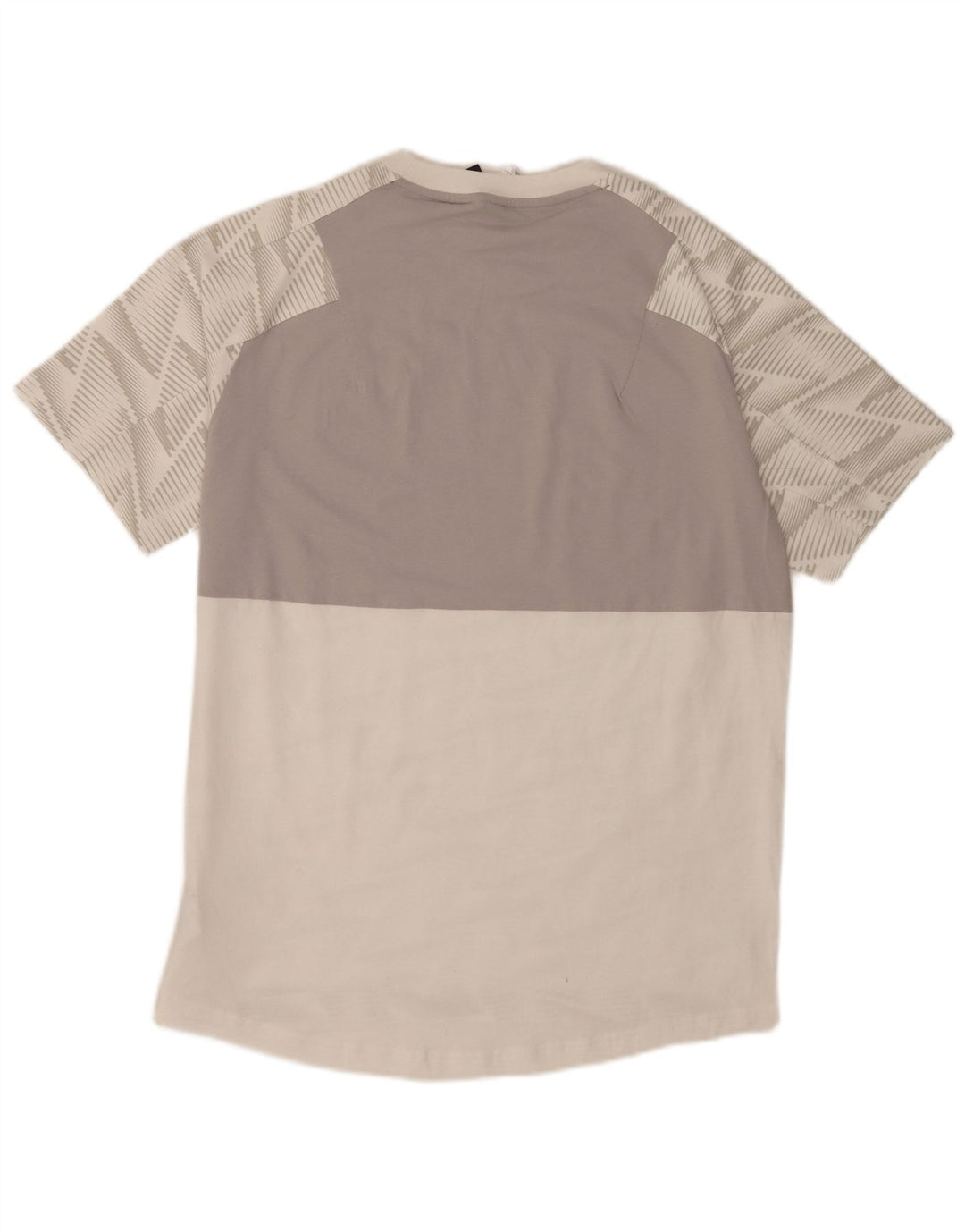 Ανδρικό T-Shirt Adidas Top Μεσαίο λευκό γεωμετρικό βαμβάκι