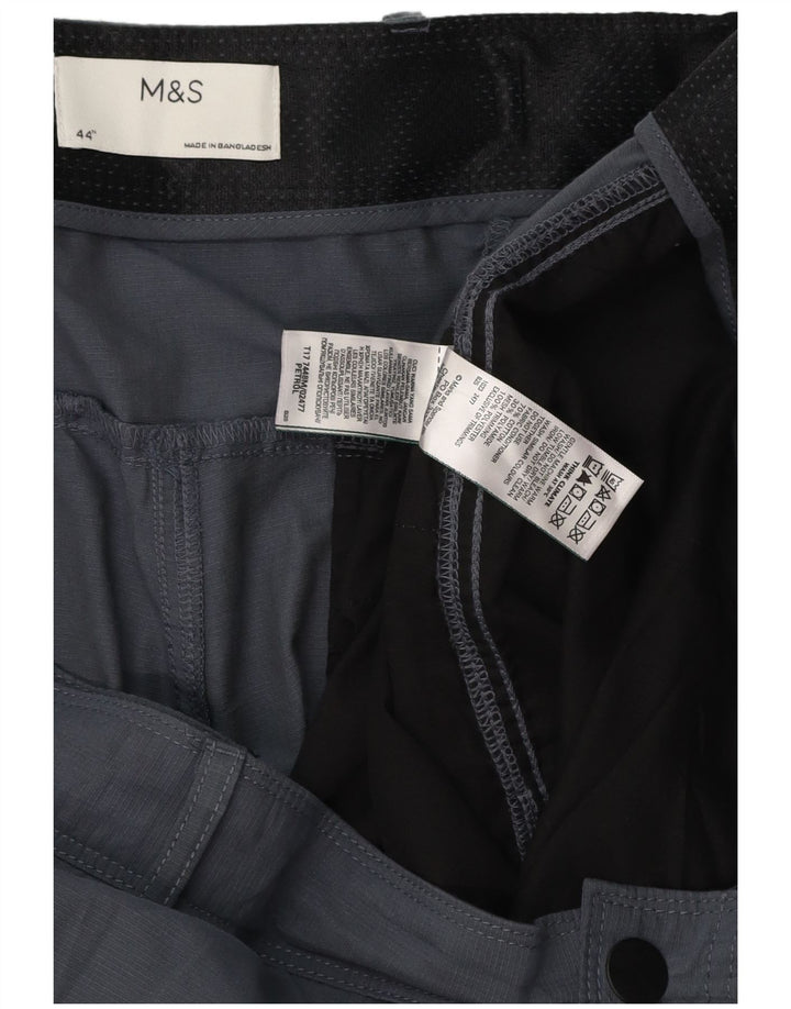 MARKS & SPENCER Ανδρικό σορτς Cargo W44 2XL Γκρι Πολυεστέρας