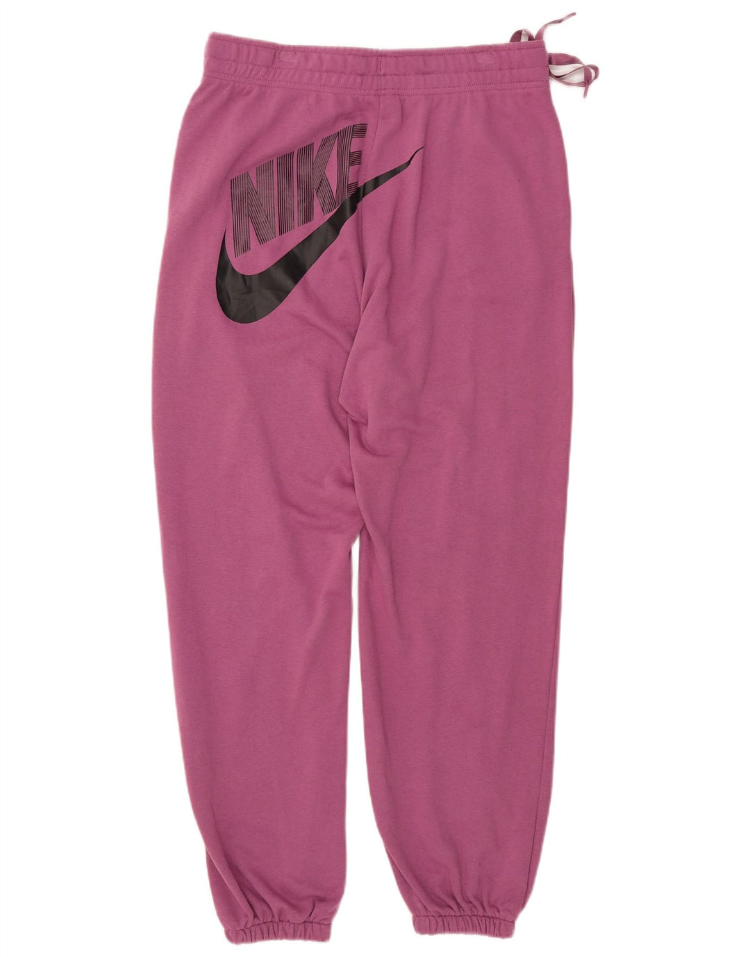 Γυναικεία αθλητική φόρμα NIKE Παντελόνι Joggers UK 16 Μεγάλο Μωβ βαμβακερό