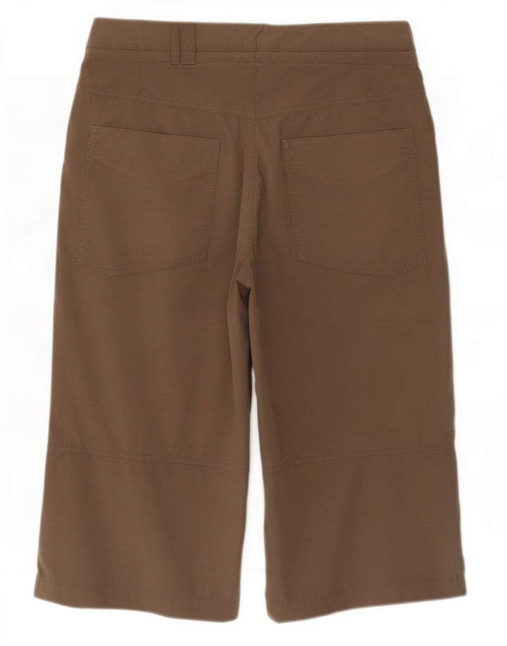 Nike γυναικείο παντελόνι Capri UK 8/10 Small W30 L20 καφέ πολυεστέρας
