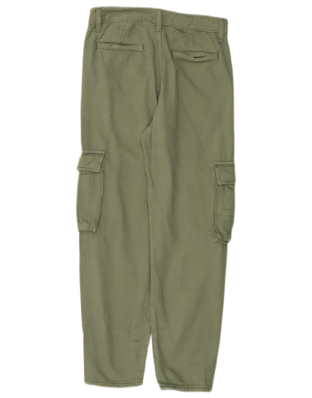 Γυναικείο ίσιο παντελόνι Cargo Levi's W23 L26 Πράσινο βαμβακερό