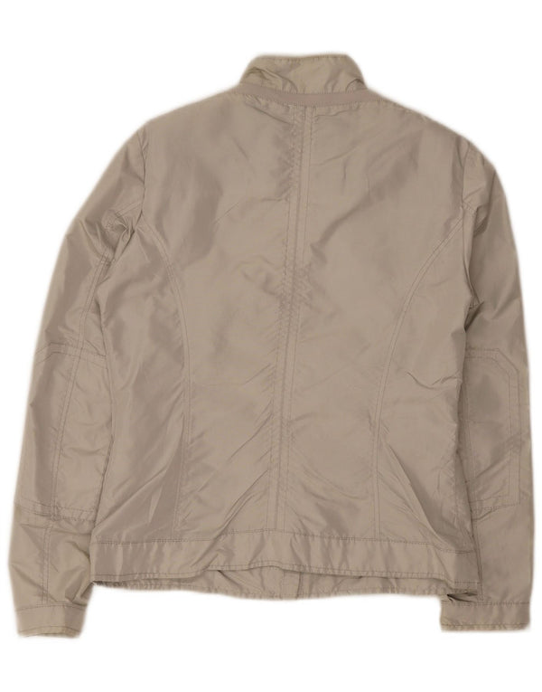 Γυναικείο μπουφάν Geox Bomber UK 10 Small Grey Polyester