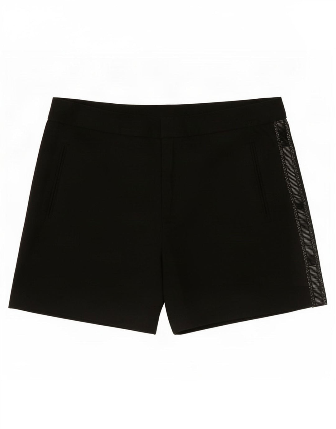 Zara Γυναικείο Ψηλόμεσο Σορτς μεσαίου W28 μαύρο πολυεστέρα