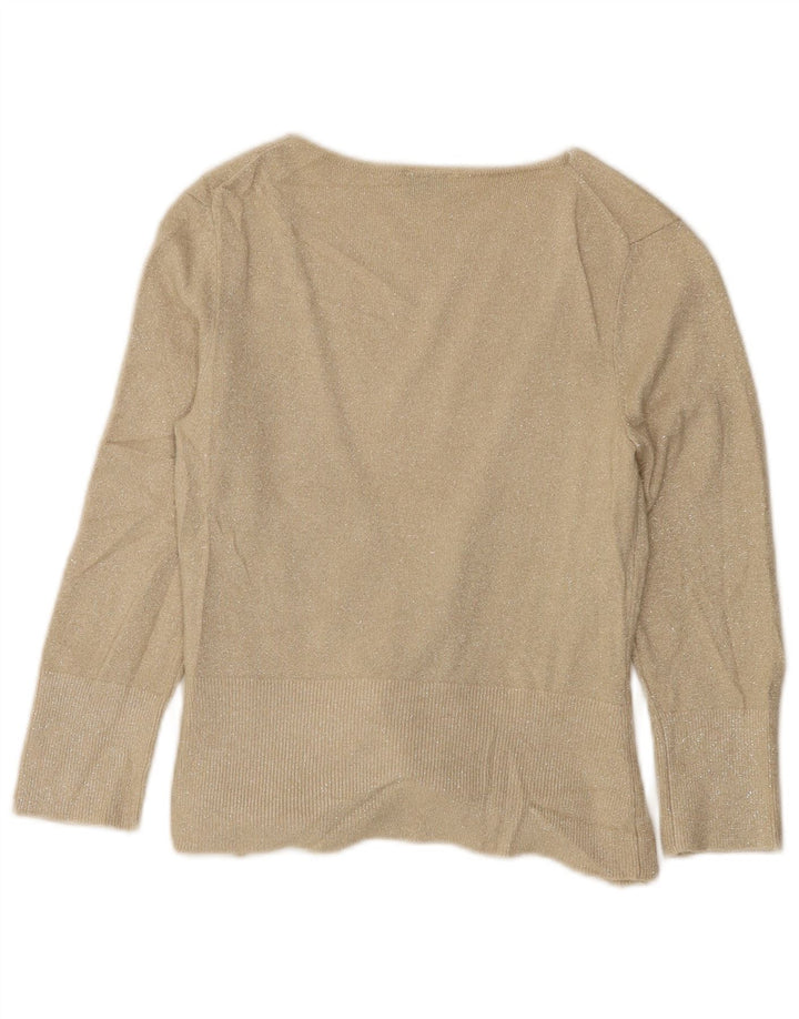Γυναικεία ανοιχτή ζακέτα Oasis UK 10 Small Beige Viscose