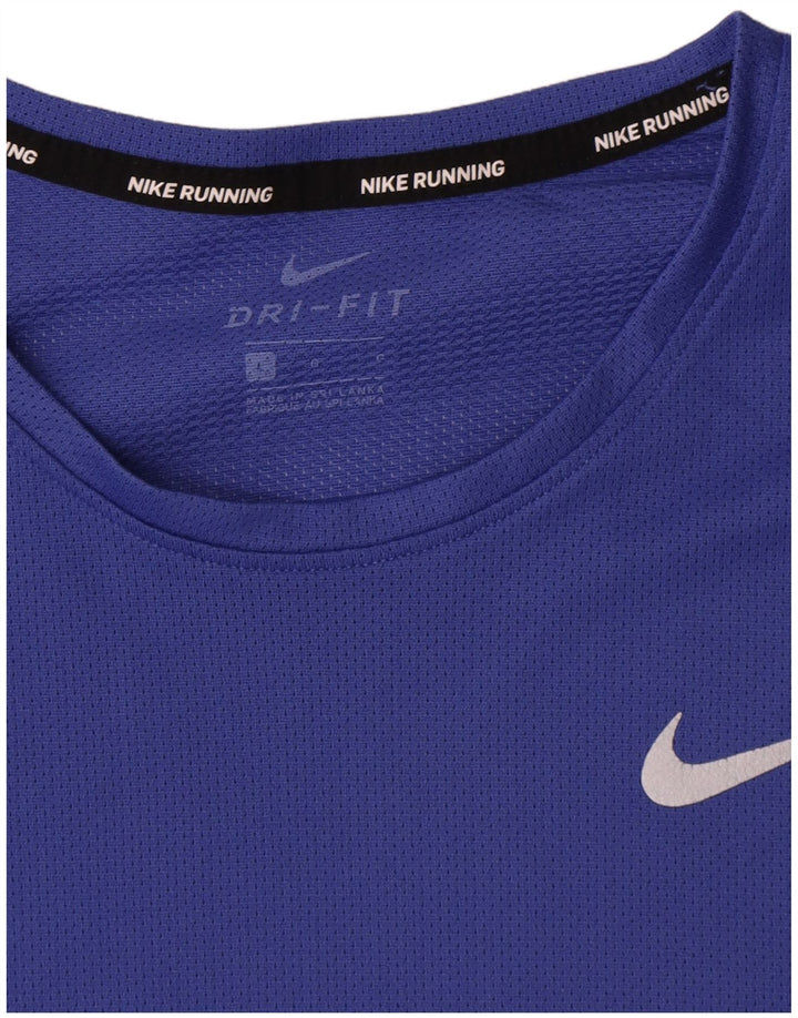 Ανδρικό μπλουζάκι Nike Dri Fit Top Large Blue Polyester