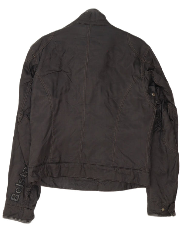 Belstaff Ανδρικό Μπουφάν Racer Graphic UK 38 Medium Black Nylon