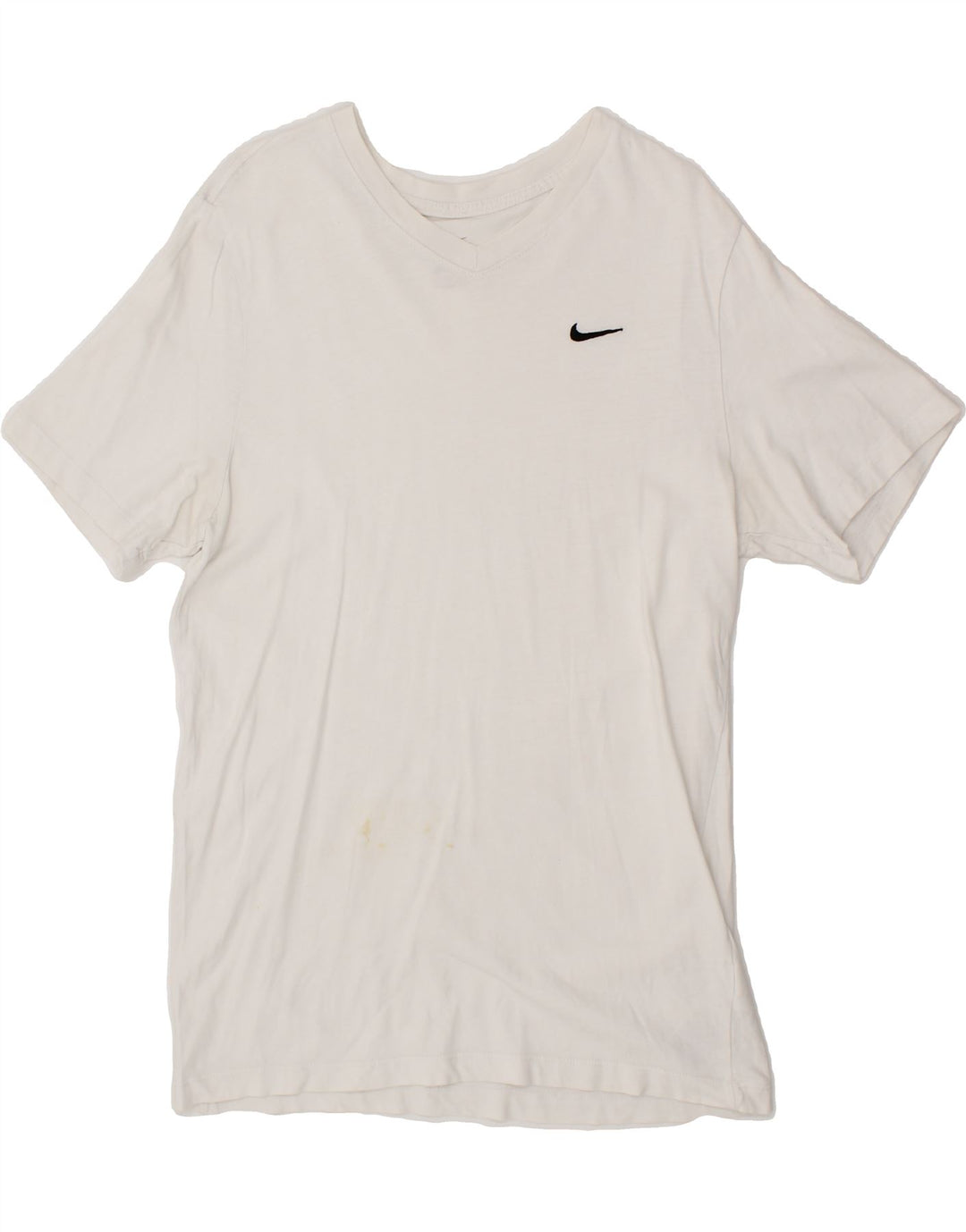 NIKE Mens T-Shirt Medium White Cotton Vintage Nike and Second-Hand Nike from Messina Hembry 