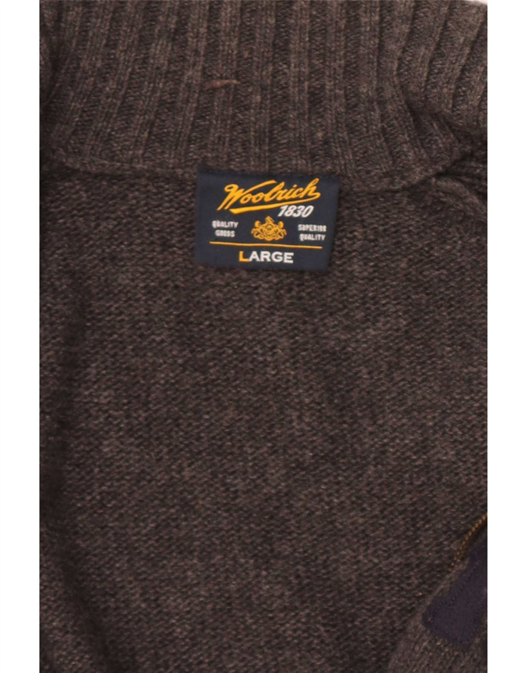 Ανδρικό πουλόβερ Woolrich Graphic Cardigan Μεγάλο Γκρι