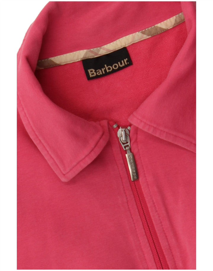 Γυναικείο μπλουζάκι πόλο BARBOUR UK 12 Medium Pink