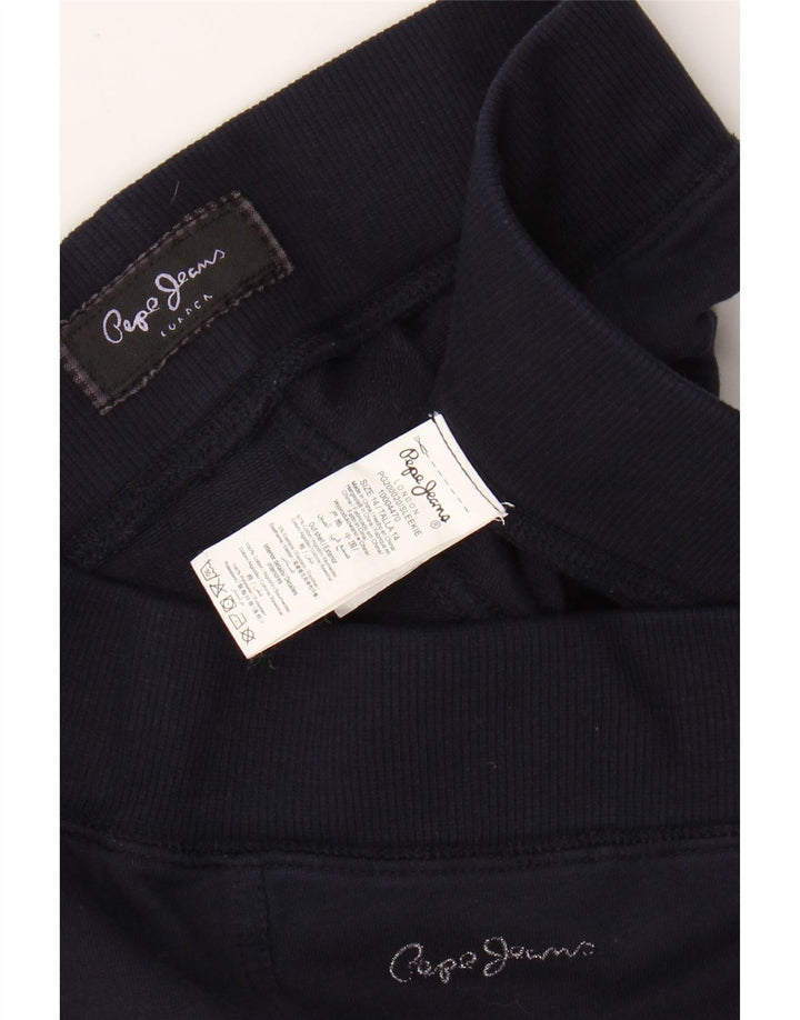Γυναικεία αθλητική φόρμα PEPE JEANS Παντελόνι UK 14 Medium Navy Blue Cotton