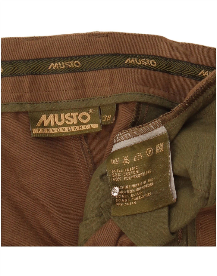 Ανδρικό σορτς βερμούδα Musto W38 XL καφέ βαμβακερό