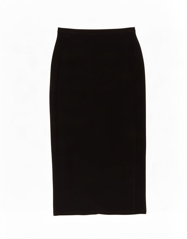 Krizia Γυναικεία Midi Φούστα IT 44 Medium W30 Μαύρη