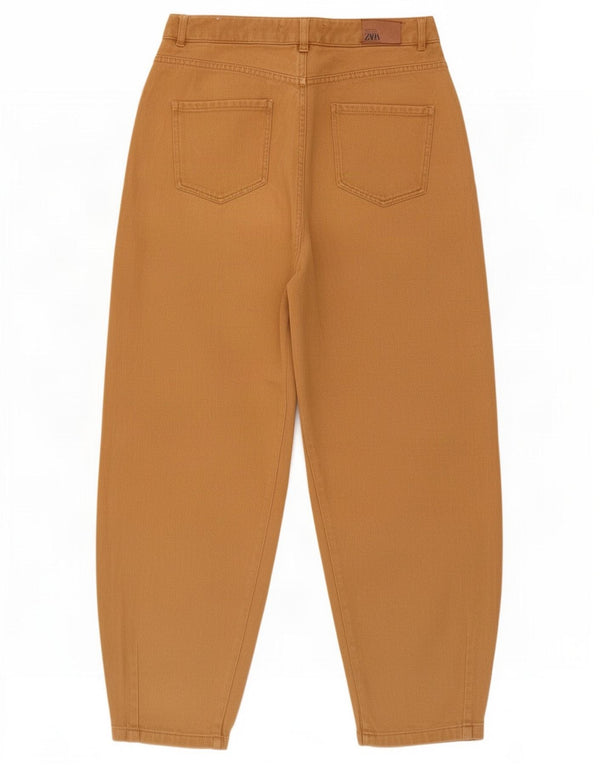 Zara Ανδρικό Tapered Cropped Jeans EU 40 Medium W30 L22 Beige βαμβακερό