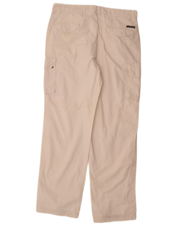 Ivy Oxford Mens Joggers Cargo Παντελόνι IT 52 XL W34 L32 Μπεζ βαμβακερό