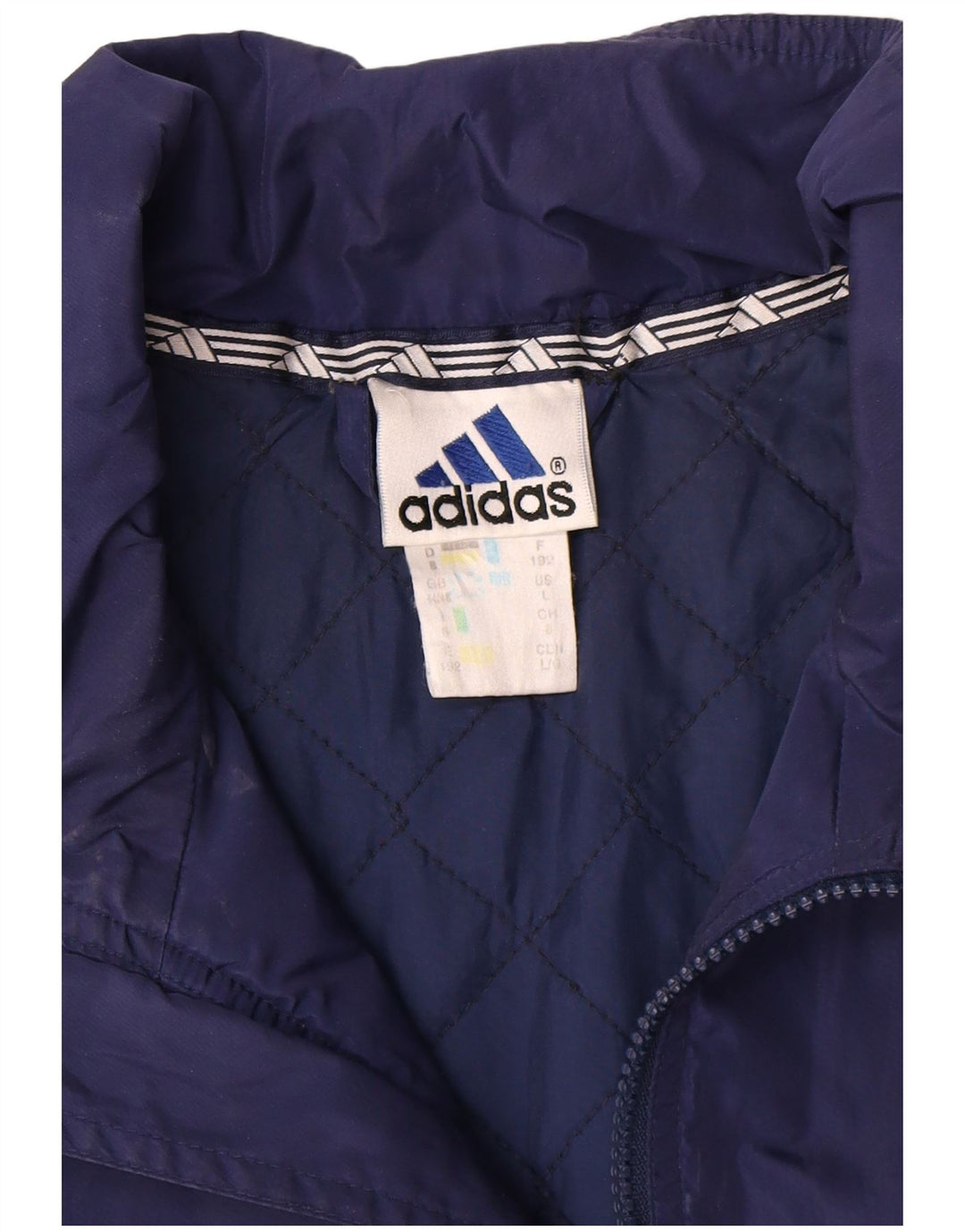 Ανδρικό τζάκετ Adidas Windbreaker UK 44/46 Large Navy Blue Polyamide