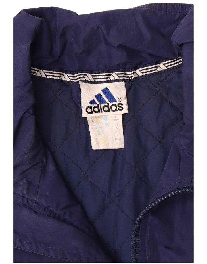 Ανδρικό τζάκετ Adidas Windbreaker UK 44/46 Large Navy Blue Polyamide