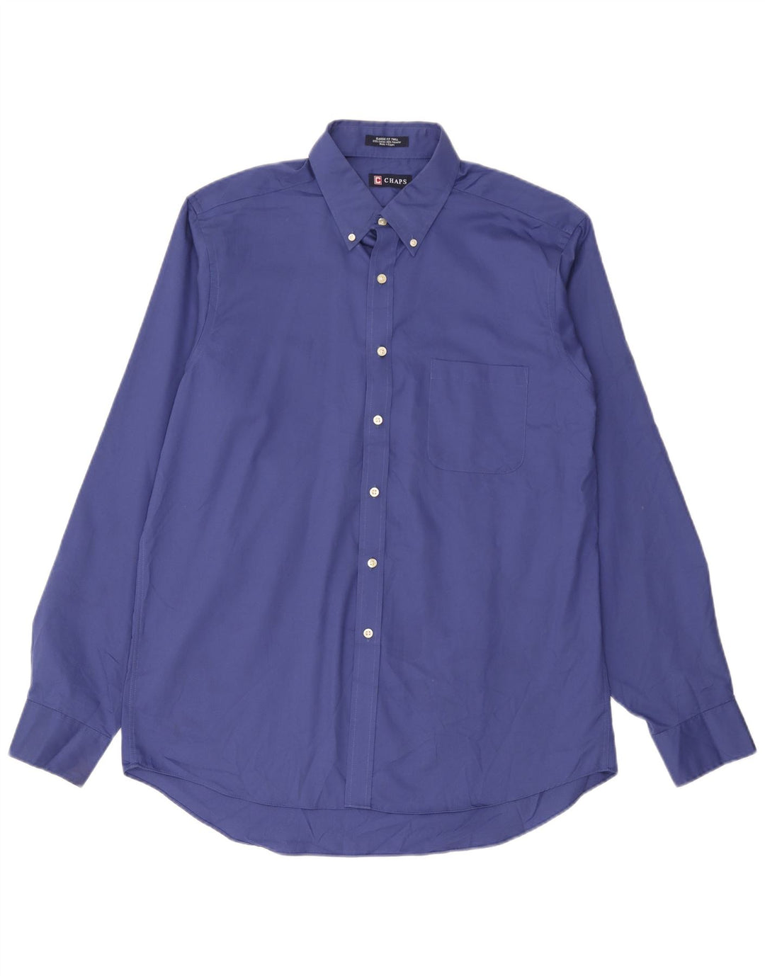 Ανδρικό πουκάμισο Chaps Size 16 1/2 Large Μπλε Βαμβακερό