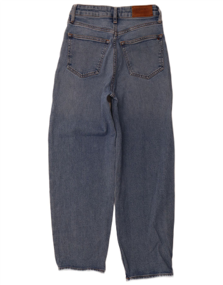 TOMMY HILFIGER Γυναικείο μπαλόνι τζιν ψηλόμεσο κωνικό W25 L25 μπλε