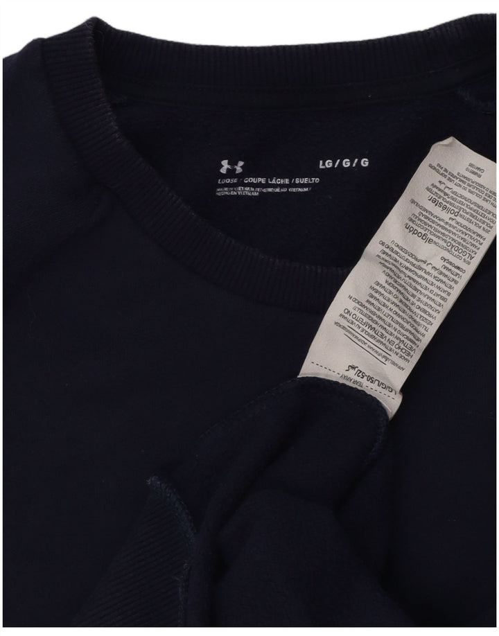 Under Armour Ανδρικό Φούτερ Jumper Μεγάλο Ναυτικό Βαμβακερό