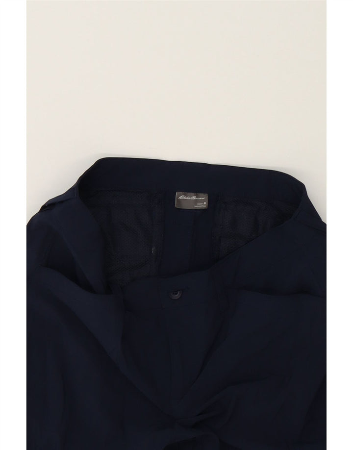 EDDIE BAUER Womens Casual Shorts US 8 Medium W30  Navy Blue Polyester Vintage Eddie Bauer and Second-Hand Eddie Bauer from Messina Hembry 