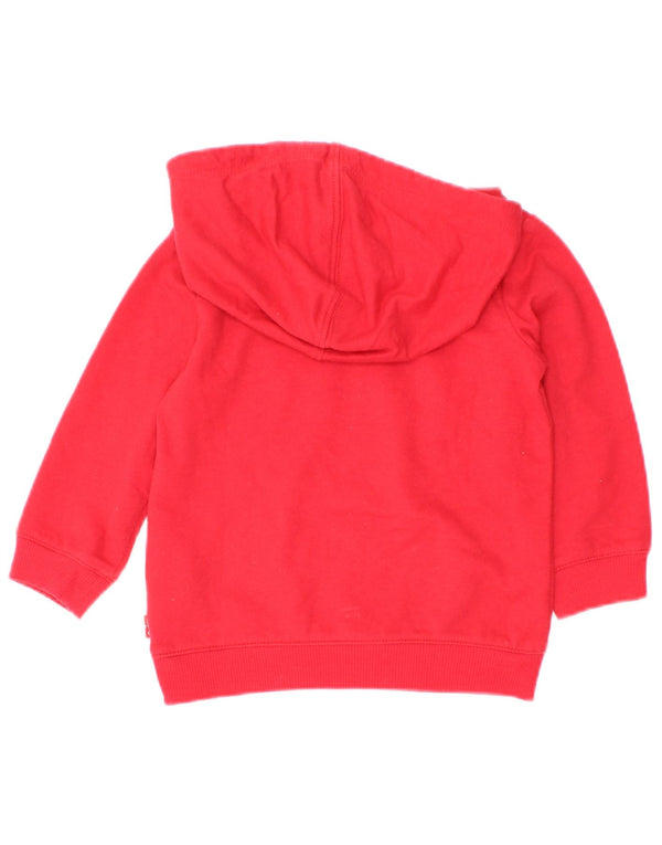 Levi's Baby Girls Graphic Hoodie Jumper 6-9 μηνών κόκκινο βαμβακερό