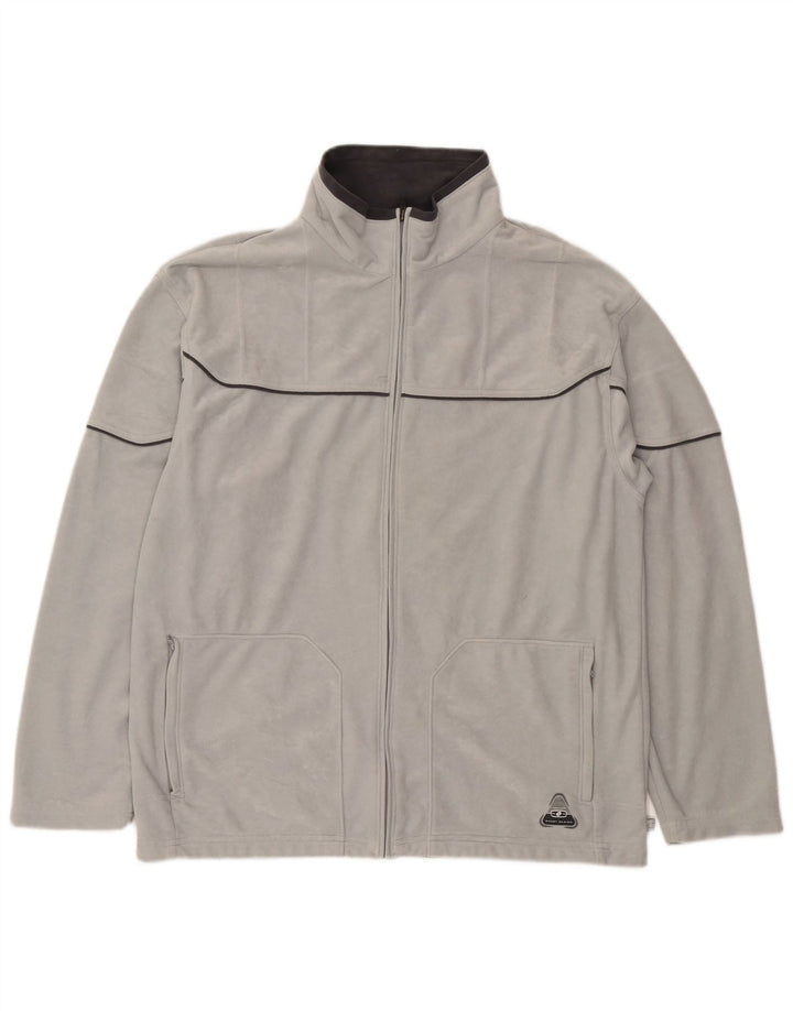 Ανδρική φόρμα Lotto Top Jacket UK 42/44 XL Grey Polyester