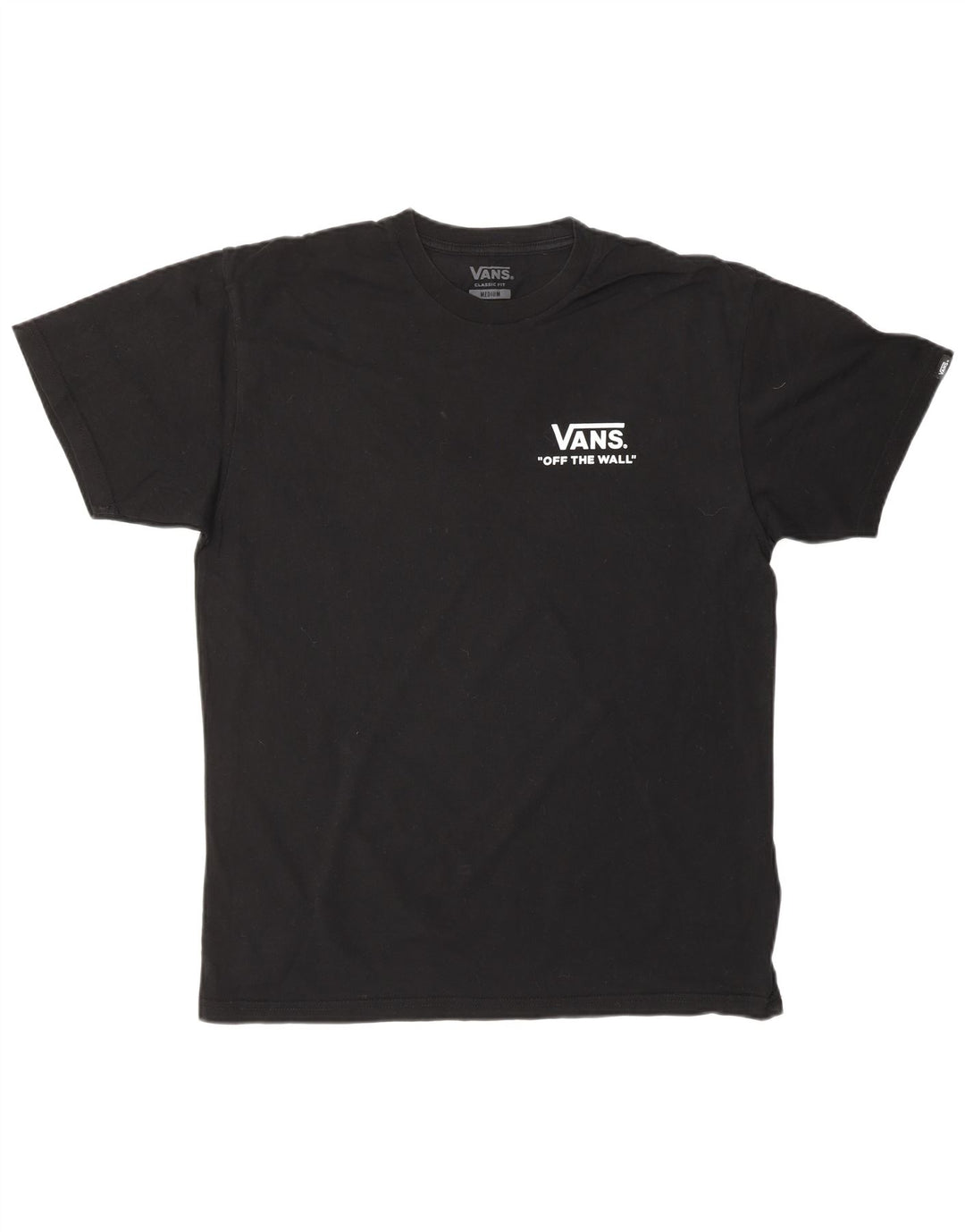 Γραφικό T-Shirt Ανδρικό VANS Classic Fit Top Μεσαίο μαύρο βαμβακερό