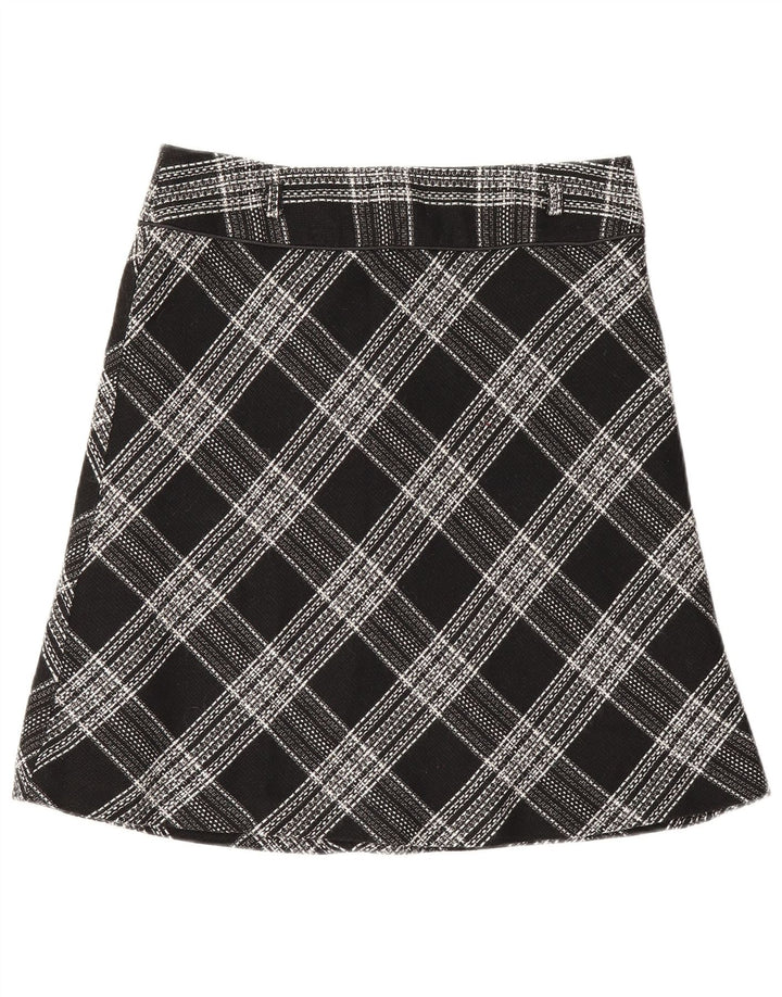 Γυναικεία φούστα Bay A-Line UK 12 Medium W30 Black Check Acrylic