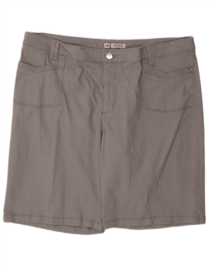 LEE Γυναικείο Slender Secret Casual Σορτς W40 2XL Γκρι