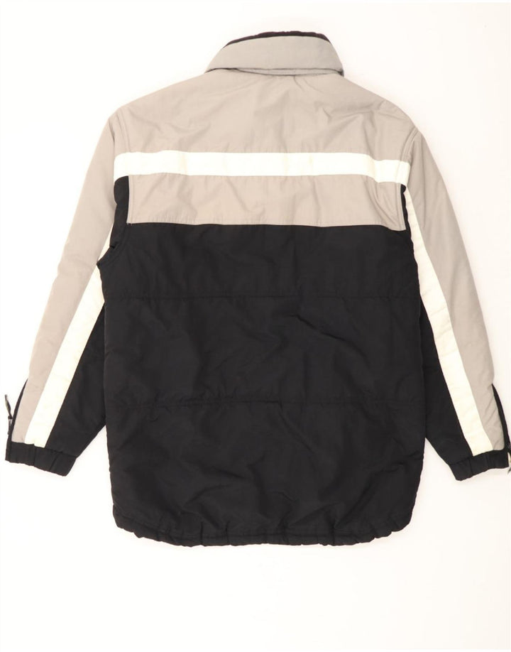 Ανδρικό μπουφάν FILA με επένδυση UK 38 Medium Black Colorblock Polyamide