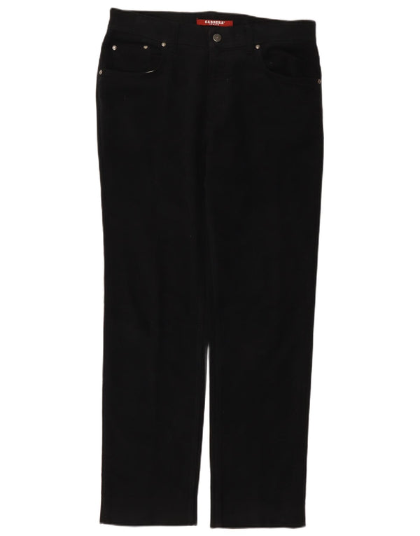 Ανδρικό ίσιο casual παντελόνι Carrera IT 48 Medium W32 L30 μαύρο βαμβακερό