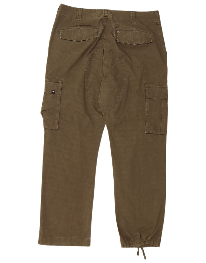 Γυναικείο ίσιο παντελόνι Cargo NIKE W34 L27 Χακί βαμβακερό