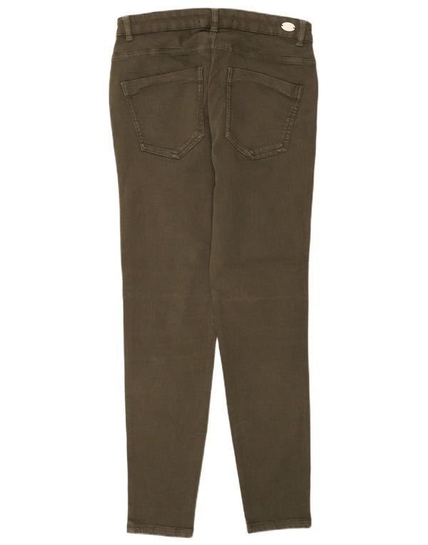 Zara Γυναικείο Skinny Jeans EU 42 Large W32 L28 Πράσινο βαμβακερό