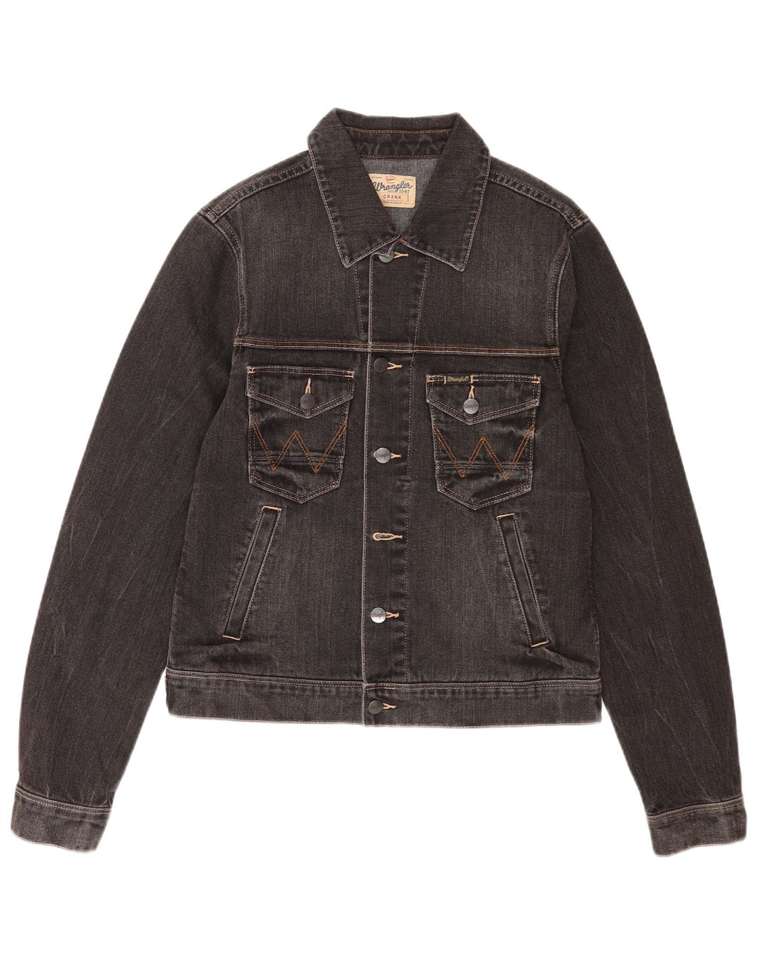 Ανδρικό τζιν μπουφάν Wrangler Crank UK 36 Small Black