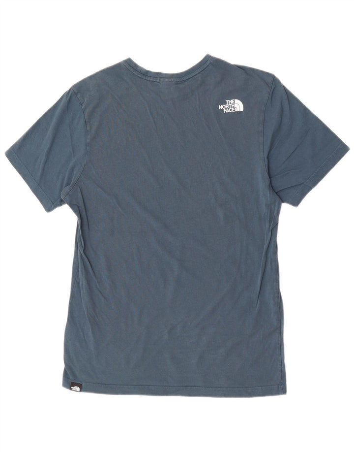 Ανδρικό T-Shirt North Face Top από μεσαίο μπλε βαμβακερό