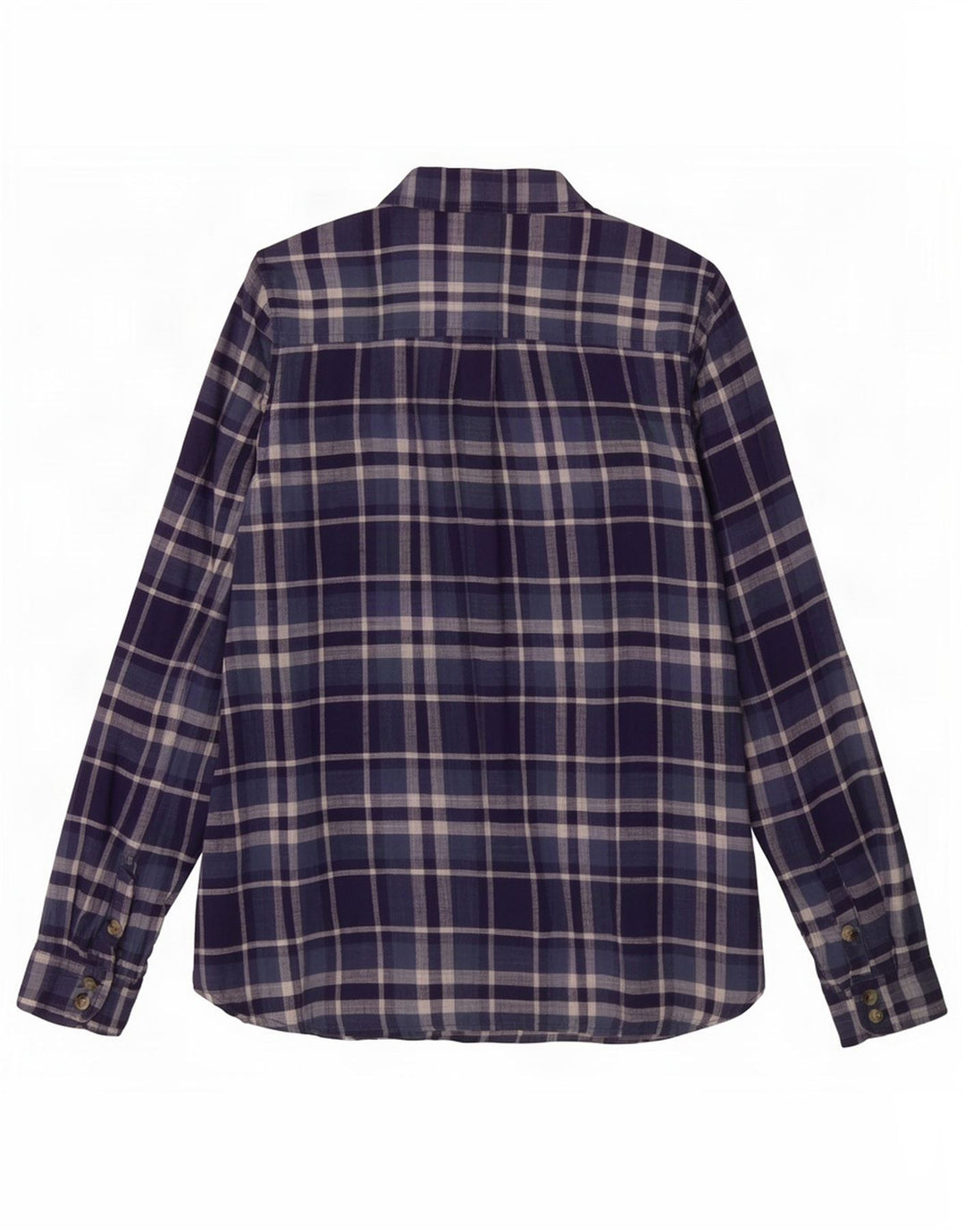 Fat Face Γυναικείο πουκάμισο Classic Fit UK 12 Medium Navy Blue Check Cotton