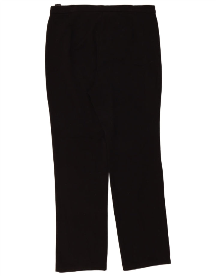 Marks & Spencer Γυναικεία Casual Παντελόνια UK 14 Large W34 L32 Μαύρο Πολυεστέρας