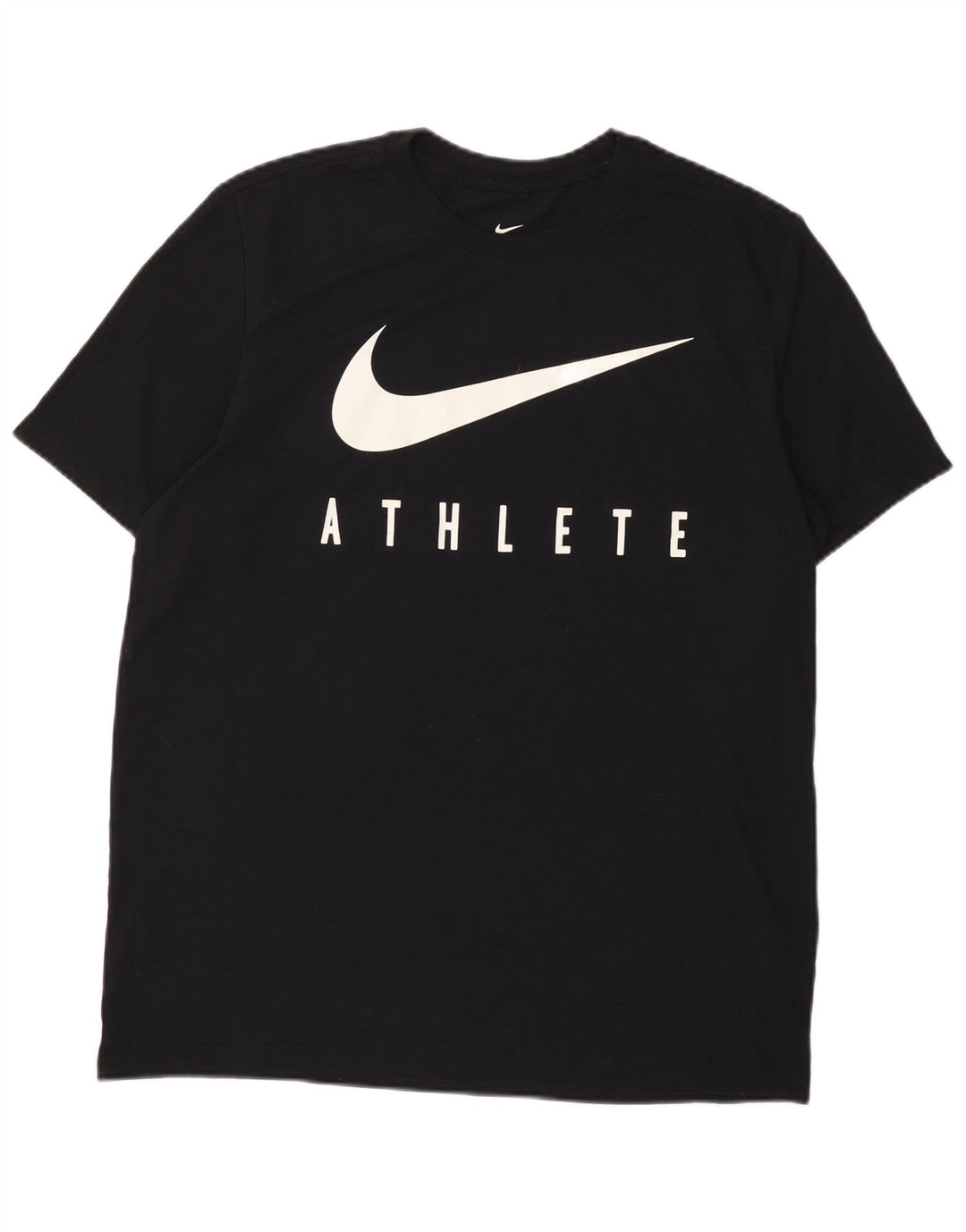 Ανδρικό γραφικό μπλουζάκι NIKE ανδρικό Dri Fit, μεγάλο μαύρο βαμβακερό