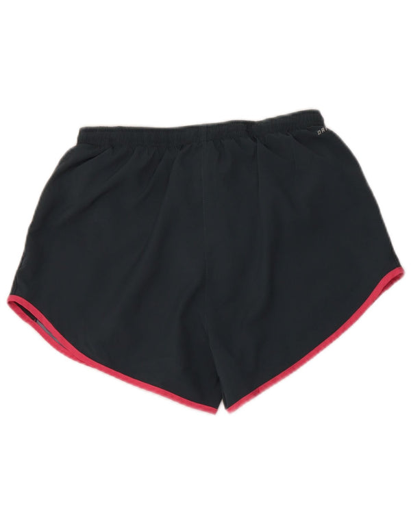 Nike γυναικείο αθλητικό σορτς Dri Fit UK 6 XS Navy Blue Colorblock Πολυεστέρας