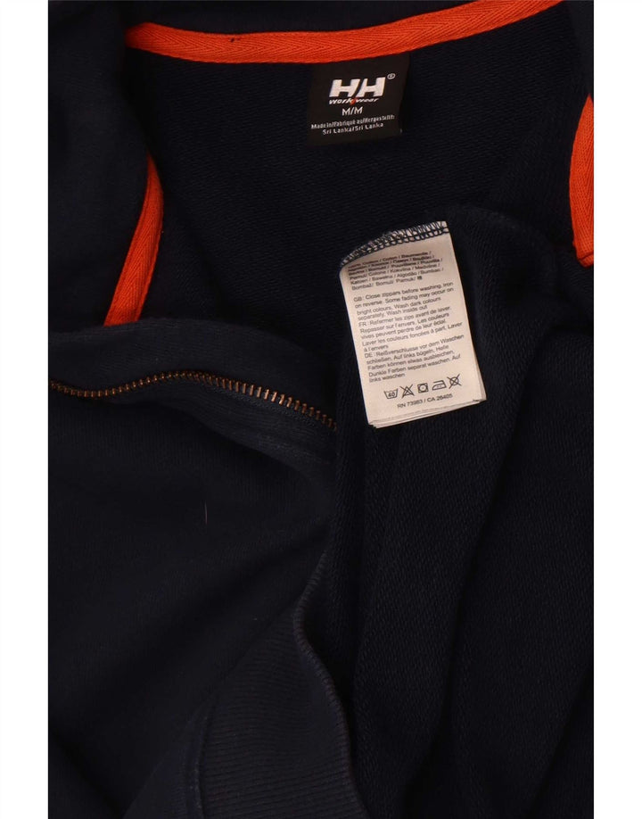 Ανδρικό φούτερ με φερμουάρ Helly Hansen, μεσαίο μπλε βαμβακερό