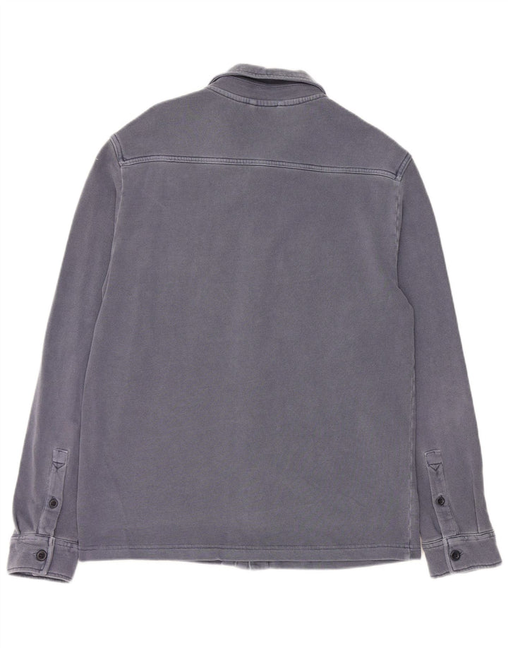 Marks & Spencer Γυναικείο Πουκάμισο UK 14 Medium Blue Cotton