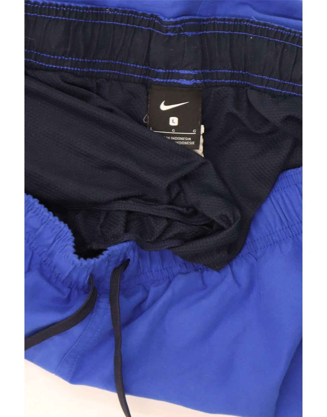 Ανδρικό γραφικό αθλητικό σορτς Nike μεγάλο μπλε πολυεστέρα