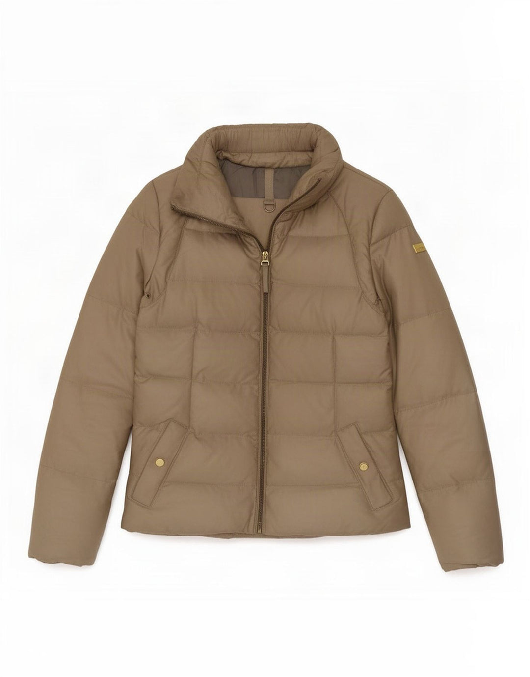 Zara Γυναικείο μπουφάν UK 12 Medium Beige Polyester
