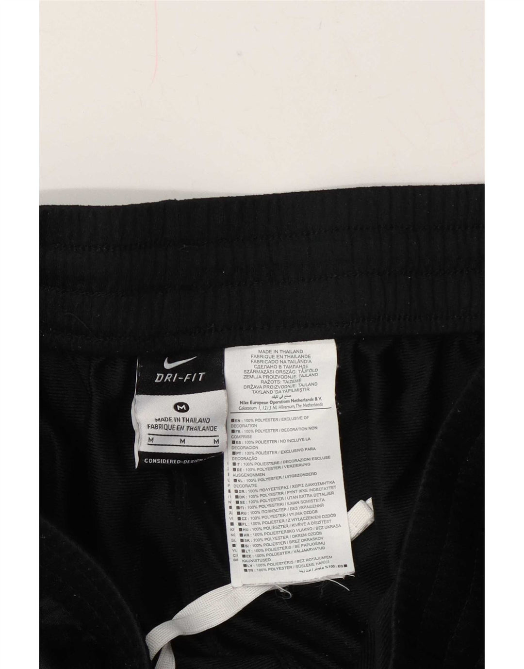 Ανδρικό αθλητικό σορτς Nike Dri Fit από μεσαίο μαύρο πολυεστέρα